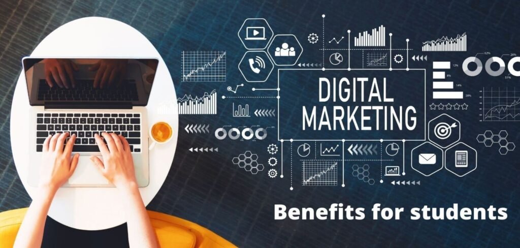 Digital marketing benefits for students-Image